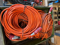 Partij krachtstroom kabels 32ampere inclusief pallet - afbeelding 2 van  2