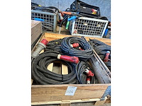 Partij krachtstroom kabels 400v in pallet - afbeelding 1 van  4