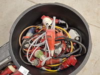 Partij krachtstroom kabels en koppelstukken - afbeelding 5 van  6