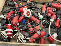 Partij krachtstroomverleng/verloopstekkers - afbeelding 2 van  5