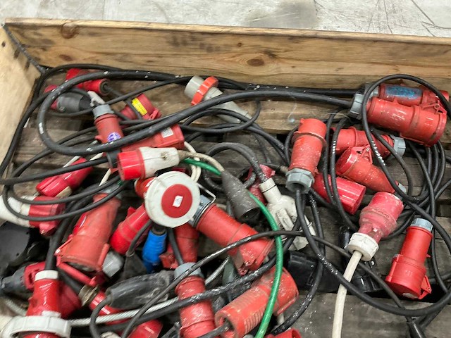 Partij krachtstroomverleng/verloopstekkers - afbeelding 5 van  5