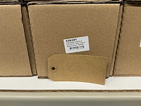 Partij kraft labels versterkt 4 50x100mm (15000x) - afbeelding 1 van  2