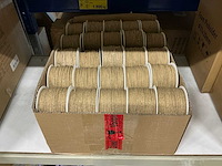 Partij kragoart papierdraad 2mm x 100m (50x) - afbeelding 2 van  2