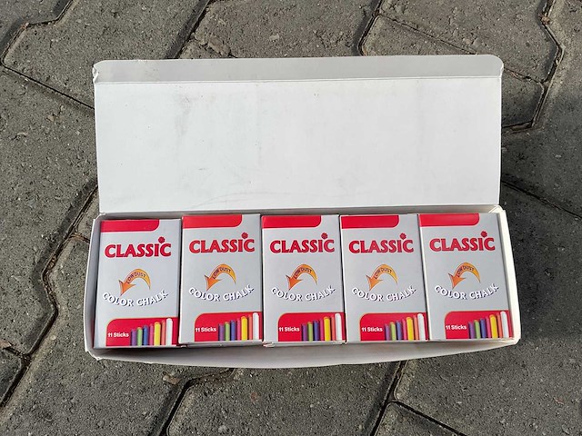 Partij krijt en potloden - pakje 10 stuks (2160x) - afbeelding 4 van  6