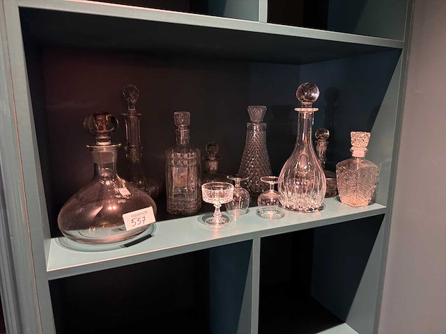 Partij krystallen flessen - afbeelding 1 van  4