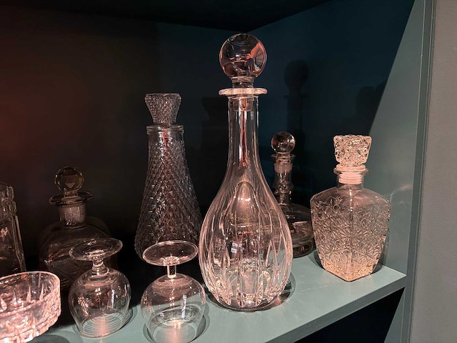 Partij krystallen flessen - afbeelding 2 van  4