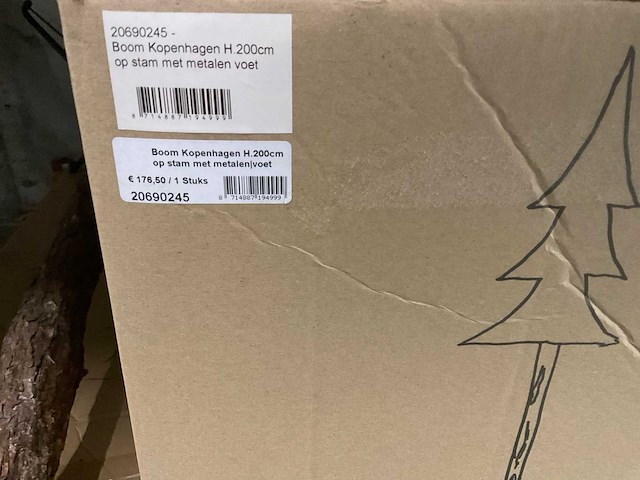 Partij kunst kerstbomen - afbeelding 5 van  9