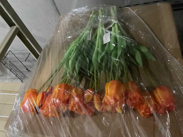 Partij kunstbloemen tulpen - afbeelding 3 van  12