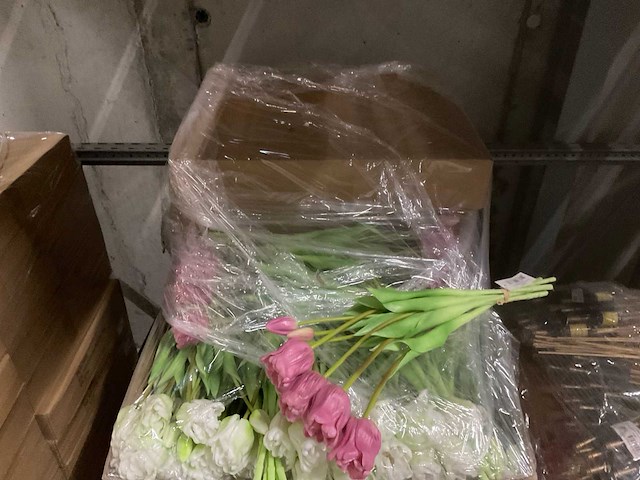 Partij kunstbloemen tulpen - afbeelding 6 van  12