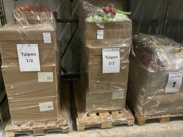 Partij kunstbloemen tulpen - afbeelding 8 van  12