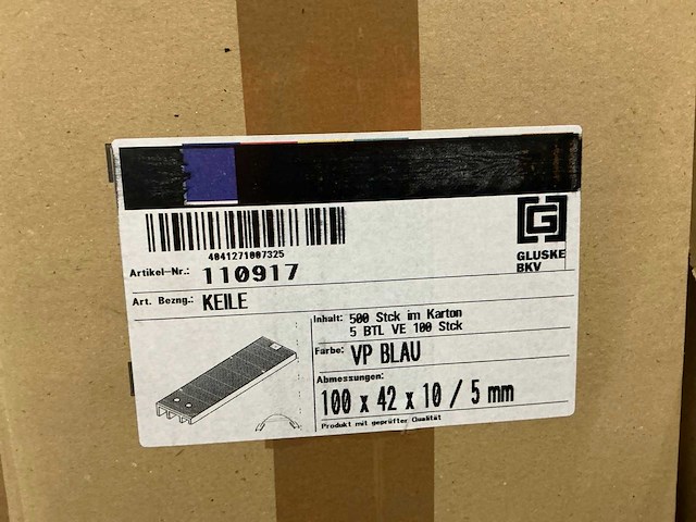 Partij kunstof tunnelblokjes/keggen - afbeelding 2 van  12