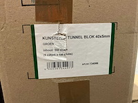 Partij kunstof tunnelblokjes/keggen - afbeelding 10 van  12