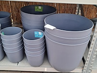 Partij kunststof bloempotten ts collection - afbeelding 2 van  13