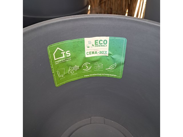 Partij kunststof bloempotten ts collection - afbeelding 3 van  13