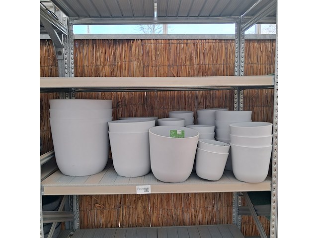 Partij kunststof bloempotten ts collection - afbeelding 6 van  13