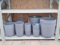 Partij kunststof bloempotten ts collection - afbeelding 7 van  13