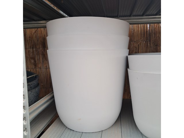 Partij kunststof bloempotten ts collection - afbeelding 8 van  13