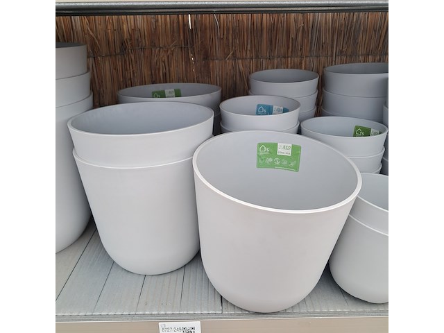 Partij kunststof bloempotten ts collection - afbeelding 9 van  13