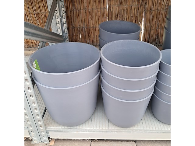 Partij kunststof bloempotten ts collection - afbeelding 13 van  13