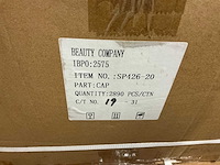 Partij kunststof cosmetica flessen, potjes en doppen - afbeelding 9 van  10