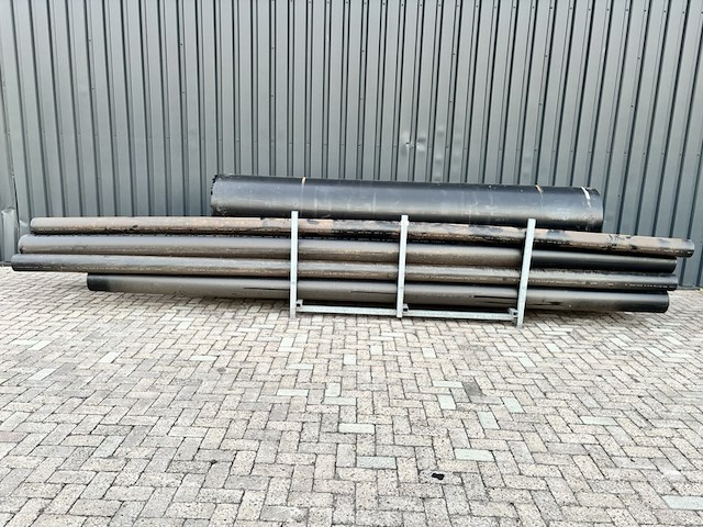 Partij kunststof drukleiding, agru, hdpe / pe100 - afbeelding 1 van  9