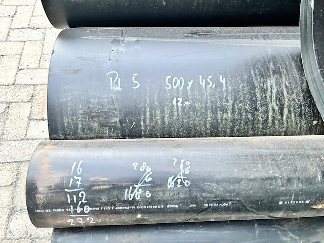 Partij kunststof drukleiding, agru, hdpe / pe100 - afbeelding 8 van  9