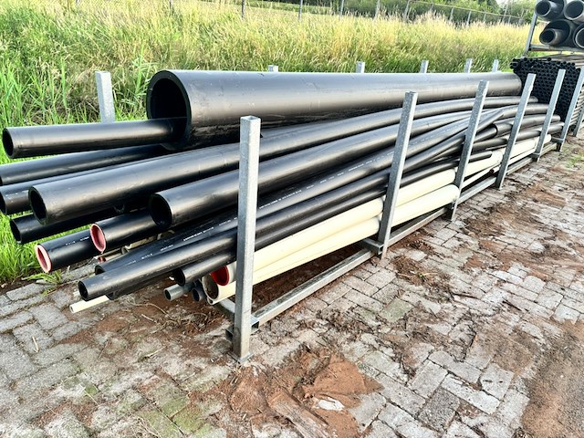 Partij kunststof drukleiding, agru, hdpe / pe100 - afbeelding 2 van  5