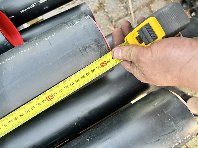 Partij kunststof drukleiding, agru, hdpe / pe100 - afbeelding 3 van  5