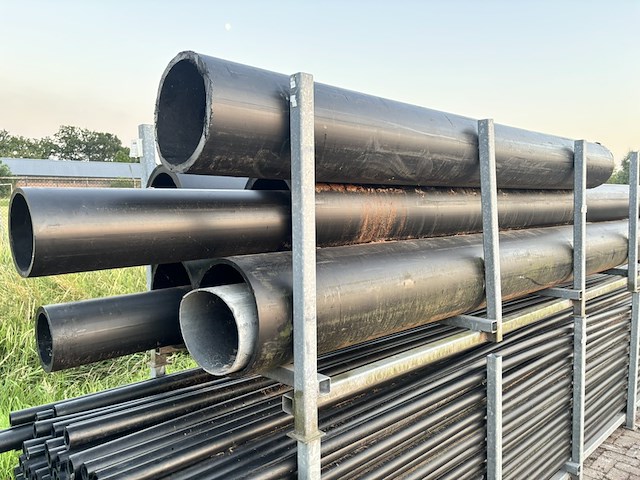 Partij kunststof drukleiding, agru, hdpe / pe100 - afbeelding 1 van  2