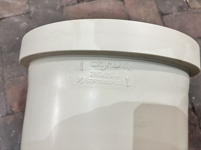 Partij kunststof flensadapters / stalen lasflens (plate flange) | stub flange / short spigot | stub flange long spigot, agru en plasson fusamatic lasmof, zwart - afbeelding 3 van  21