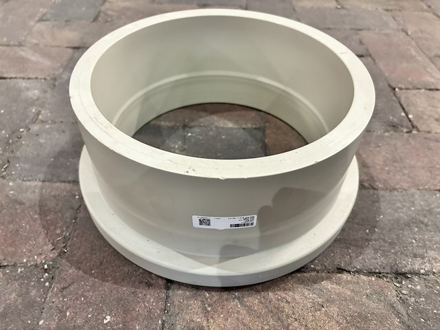 Partij kunststof flensadapters / stalen lasflens (plate flange) | stub flange / short spigot | stub flange long spigot, agru en plasson fusamatic lasmof, zwart - afbeelding 5 van  21