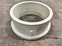 Partij kunststof flensadapters / stalen lasflens (plate flange) | stub flange / short spigot | stub flange long spigot, agru en plasson fusamatic lasmof, zwart - afbeelding 5 van  21