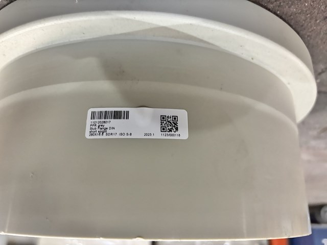 Partij kunststof flensadapters / stalen lasflens (plate flange) | stub flange / short spigot | stub flange long spigot, agru en plasson fusamatic lasmof, zwart - afbeelding 6 van  21