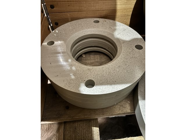 Partij kunststof flensadapters / stalen lasflens (plate flange) | stub flange / short spigot | stub flange long spigot, agru en plasson fusamatic lasmof, zwart - afbeelding 9 van  21