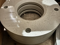 Partij kunststof flensadapters / stalen lasflens (plate flange) | stub flange / short spigot | stub flange long spigot, agru en plasson fusamatic lasmof, zwart - afbeelding 9 van  21