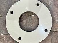 Partij kunststof flensadapters / stalen lasflens (plate flange) | stub flange / short spigot | stub flange long spigot, agru en plasson fusamatic lasmof, zwart - afbeelding 10 van  21