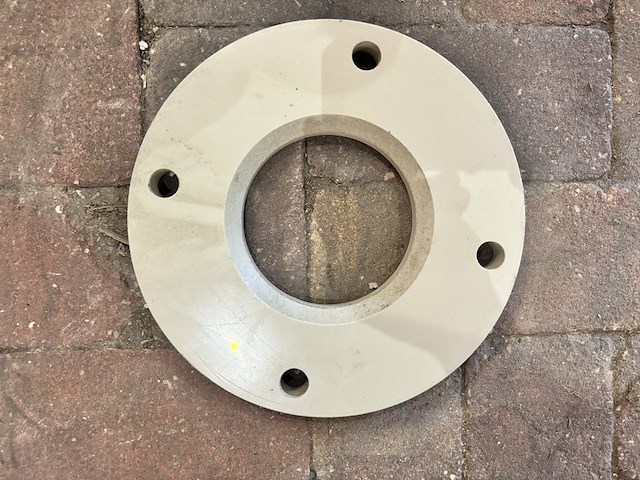 Partij kunststof flensadapters / stalen lasflens (plate flange) | stub flange / short spigot | stub flange long spigot, agru en plasson fusamatic lasmof, zwart - afbeelding 11 van  21