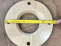 Partij kunststof flensadapters / stalen lasflens (plate flange) | stub flange / short spigot | stub flange long spigot, agru en plasson fusamatic lasmof, zwart - afbeelding 13 van  21
