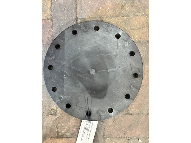 Partij kunststof flensadapters / stalen lasflens (plate flange) | stub flange / short spigot | stub flange long spigot, agru en plasson fusamatic lasmof, zwart - afbeelding 12 van  21