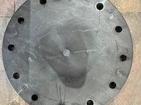 Partij kunststof flensadapters / stalen lasflens (plate flange) | stub flange / short spigot | stub flange long spigot, agru en plasson fusamatic lasmof, zwart - afbeelding 12 van  21