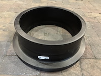 Partij kunststof flensadapters / stalen lasflens (plate flange) | stub flange / short spigot | stub flange long spigot, agru en plasson fusamatic lasmof, zwart - afbeelding 17 van  21