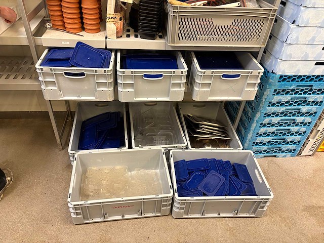 Partij kunststof gastronormdeksels - afbeelding 1 van  6