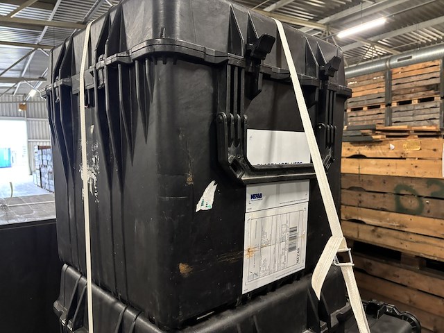 Partij kunststof kisten en laptoptassen, o.a. tgm - afbeelding 7 van  11