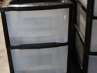 Partij kunststof ladekastjes op pallet - afbeelding 2 van  10