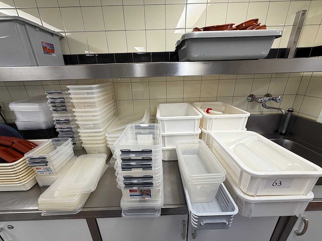 Partij kunststof opberg en bewaar bakken - afbeelding 3 van  6