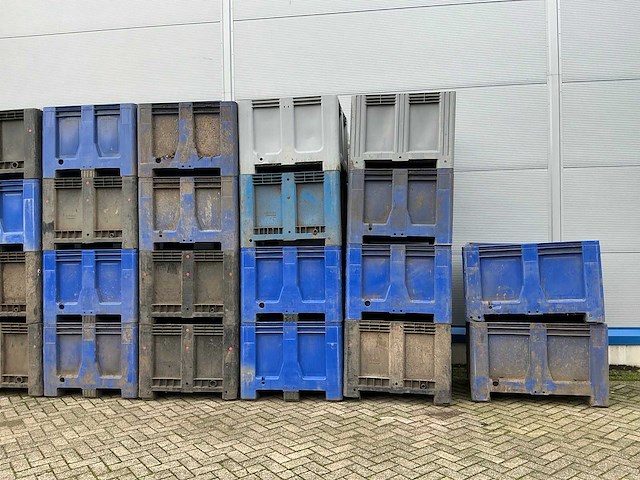 Partij kunststof palletboxen - afbeelding 3 van  4