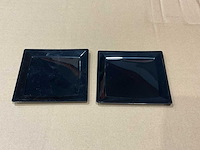 Partij kunststof schotels 13,5x13,5 cm - afbeelding 5 van  8