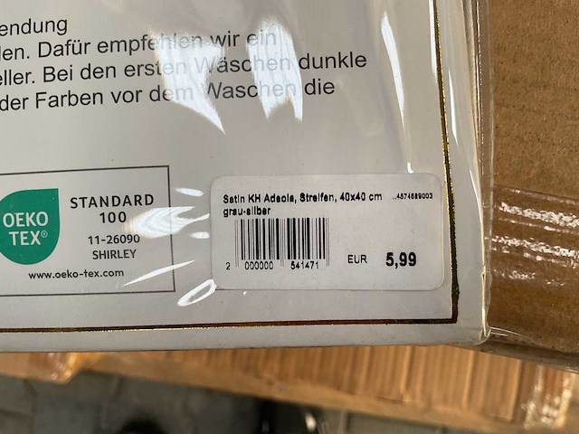 Partij kussen slopen - mako-satin - 40x40 cm(ca. 380x) - afbeelding 4 van  4