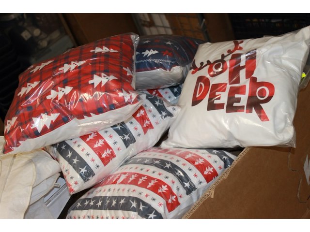 Partij kussensn kerst 7 stuks - afbeelding 2 van  3