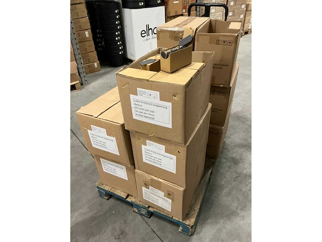 Partij label krijtbord langwerpig 8x4cm (4920x) - afbeelding 2 van  3